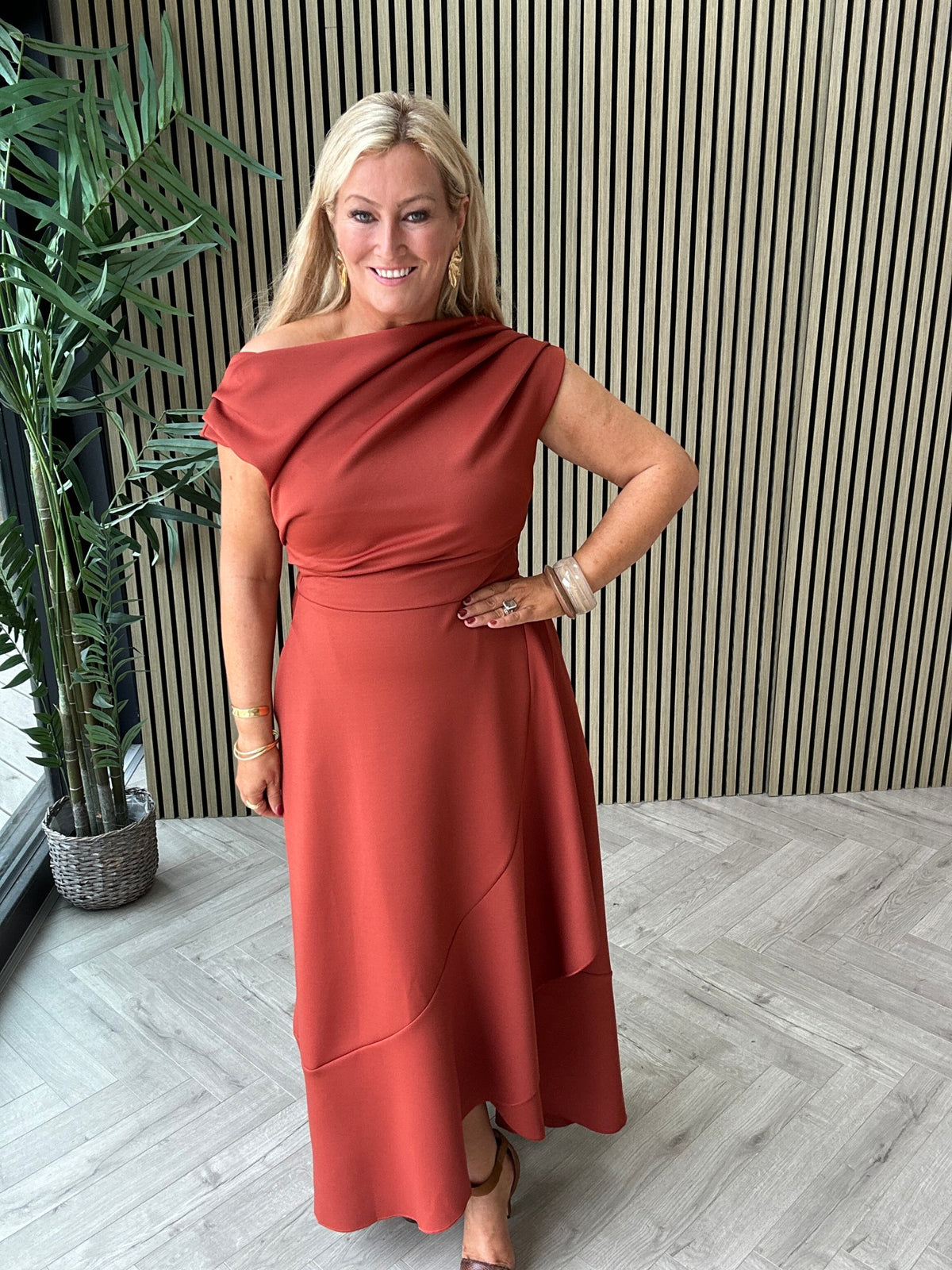 Florrie Maxi Dress Clay - Image 11