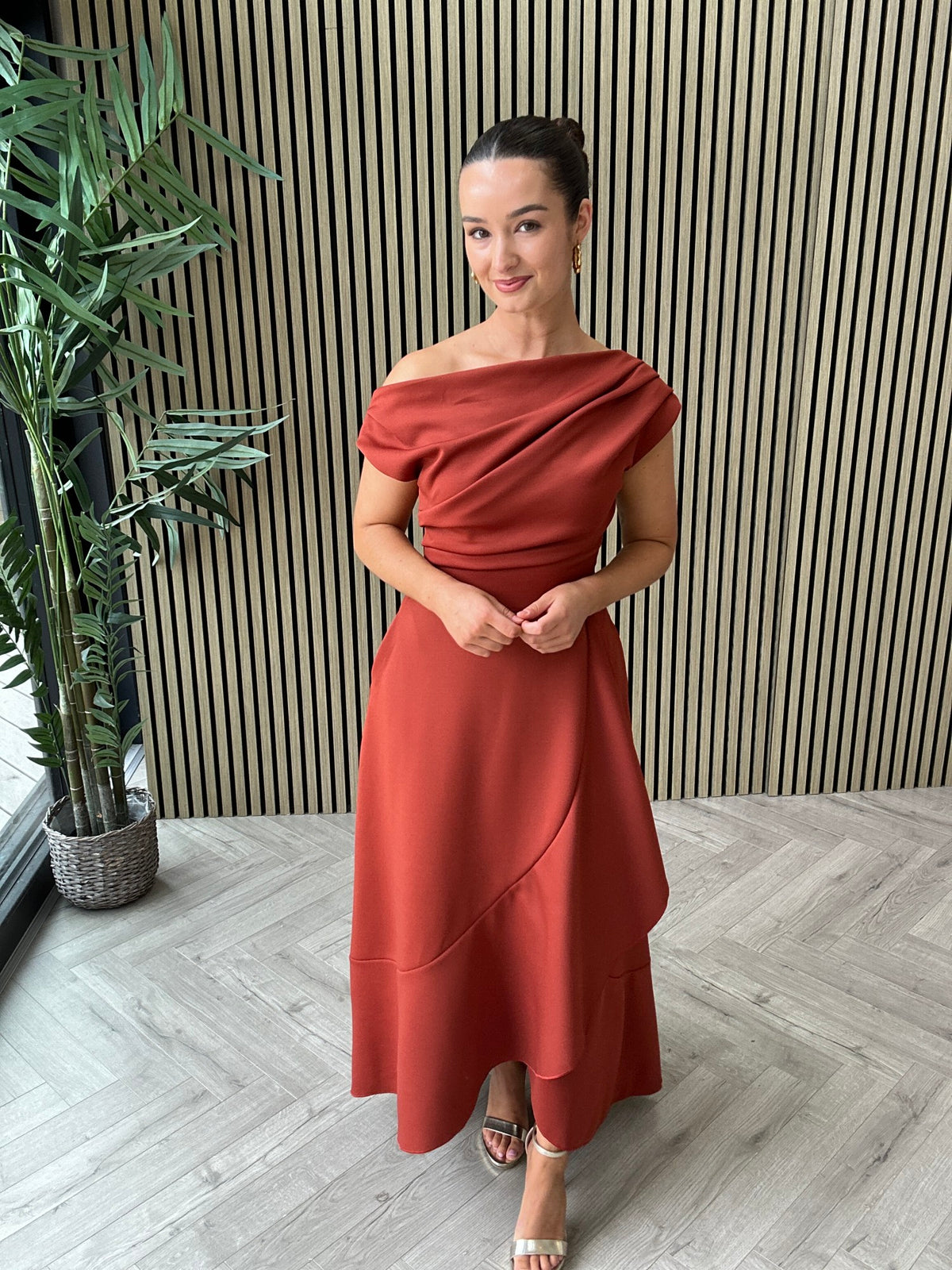 Florrie Maxi Dress Clay - Image 10