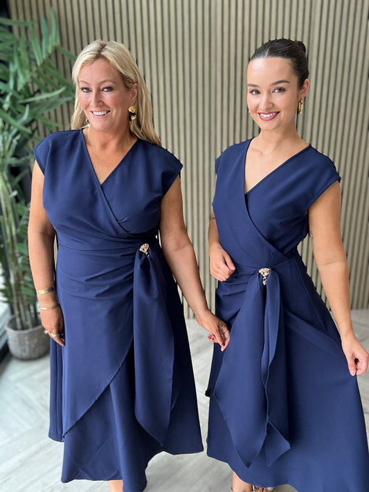 Annette Dress Navy - Image unknown