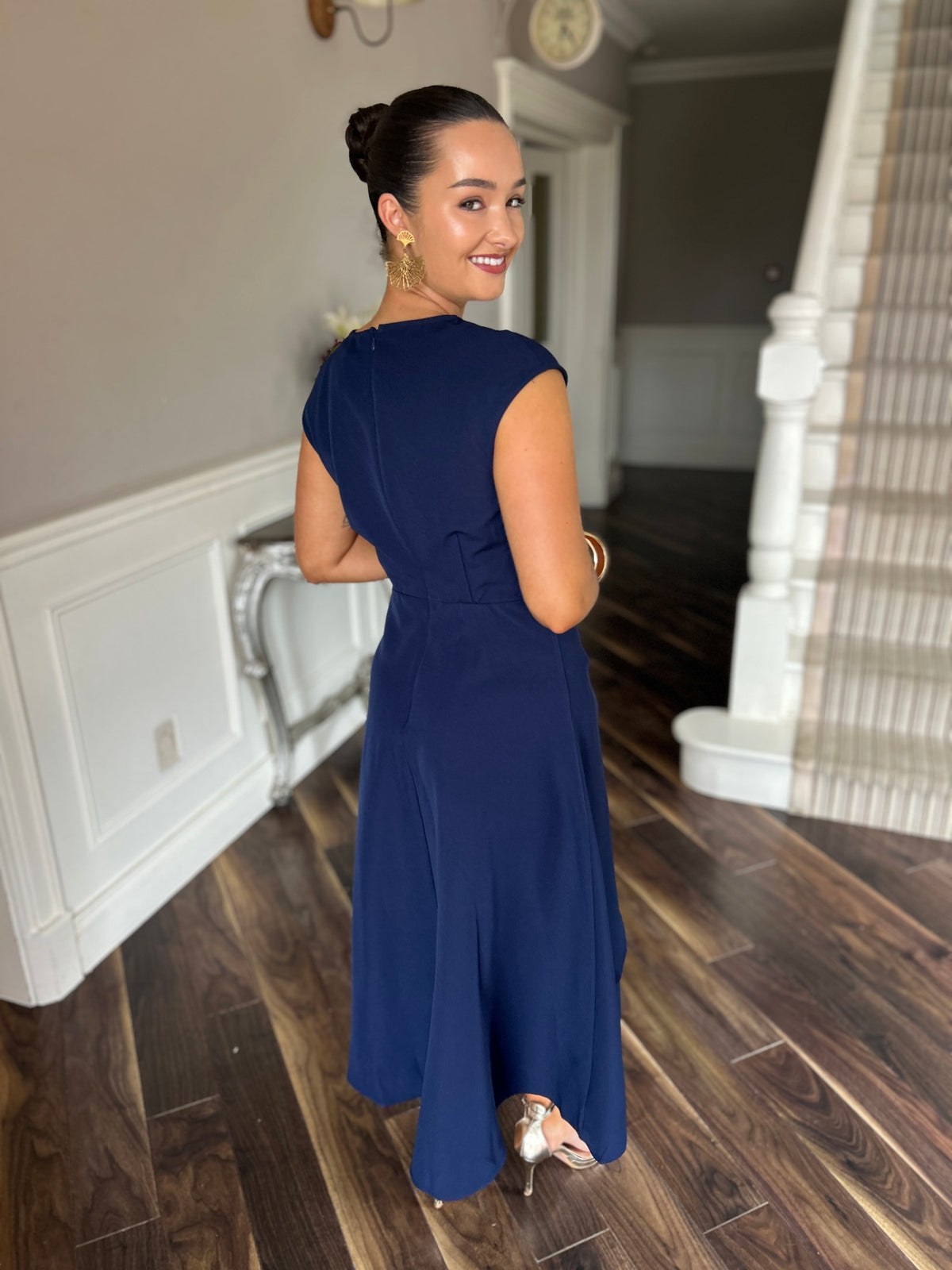 Annette Dress Navy - Image 2