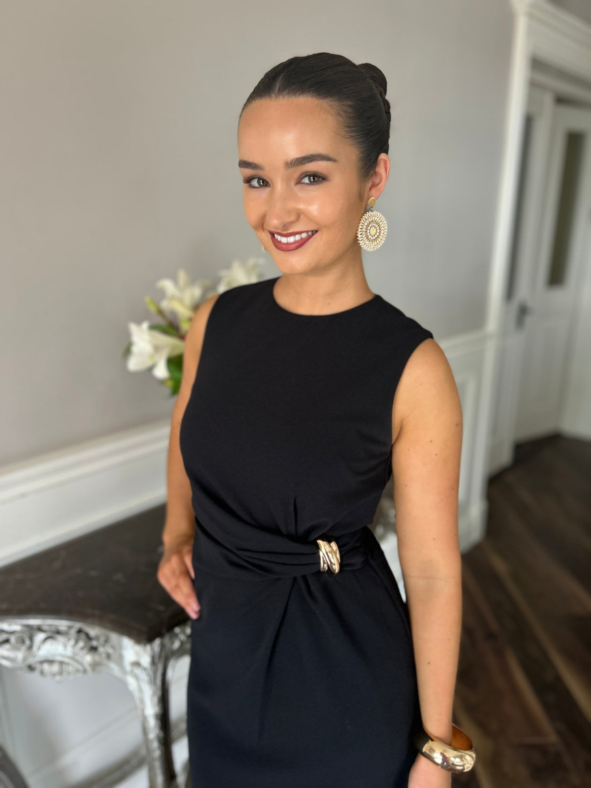 Louisa Dress Black - Image 2