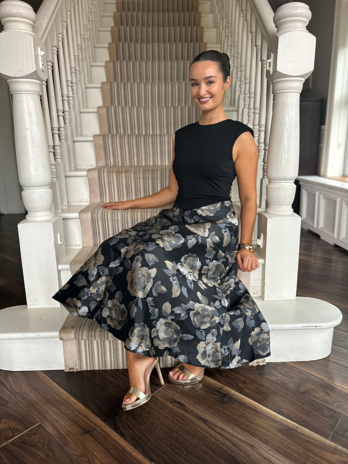 Miranda Black Dress - Image 1