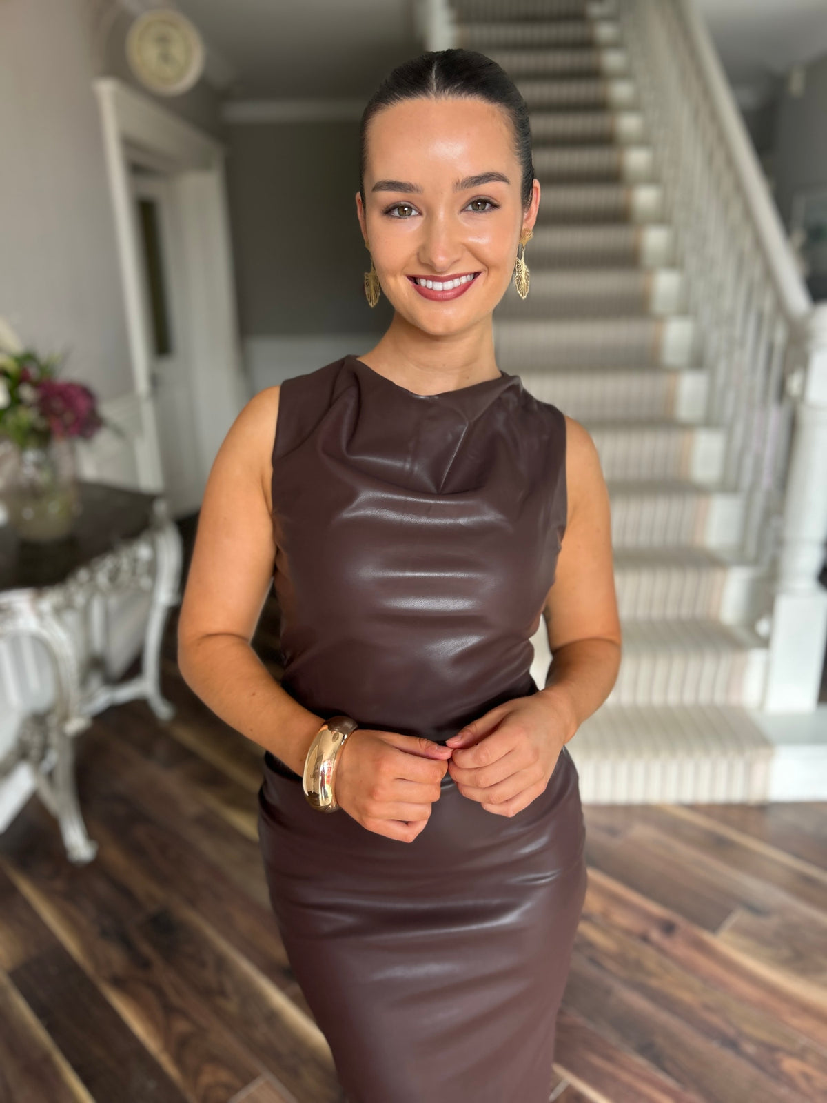 Phoebe Chocolate Dress - Image 2