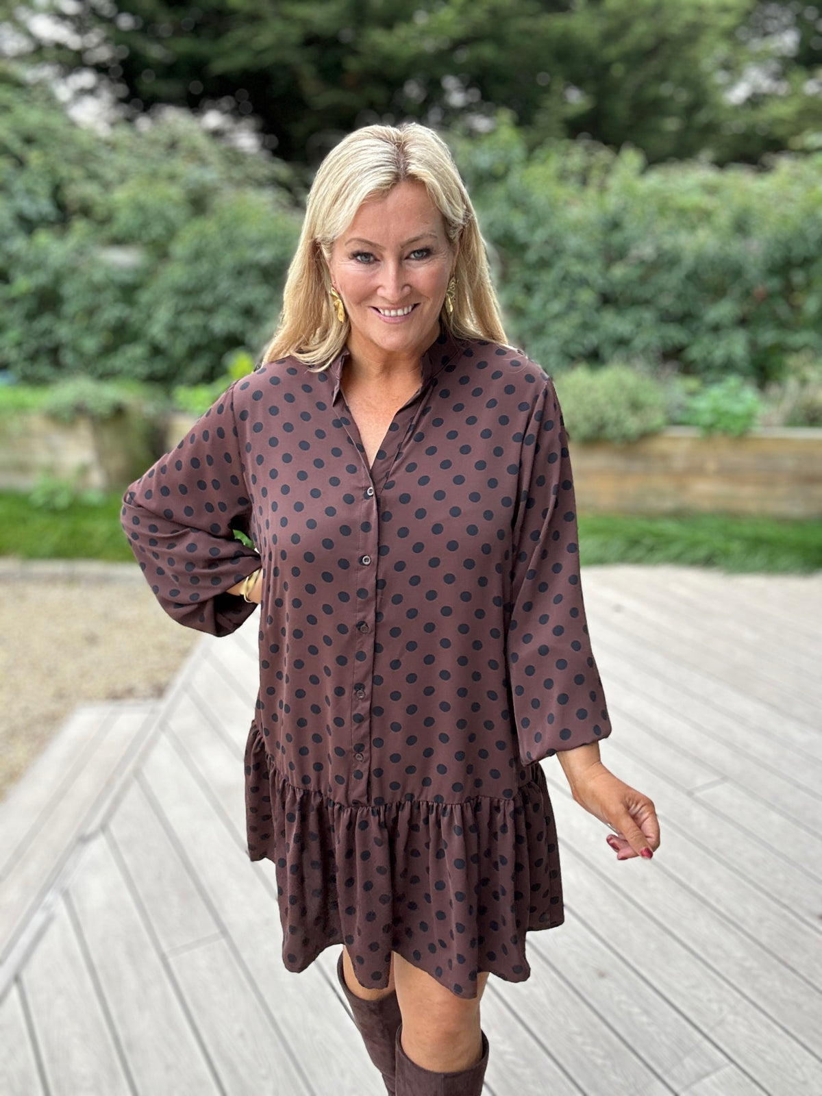 Belle Polka Dress - Image 4