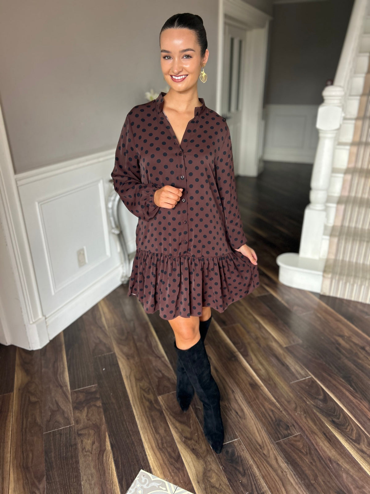Belle Polka Dress - Image 7