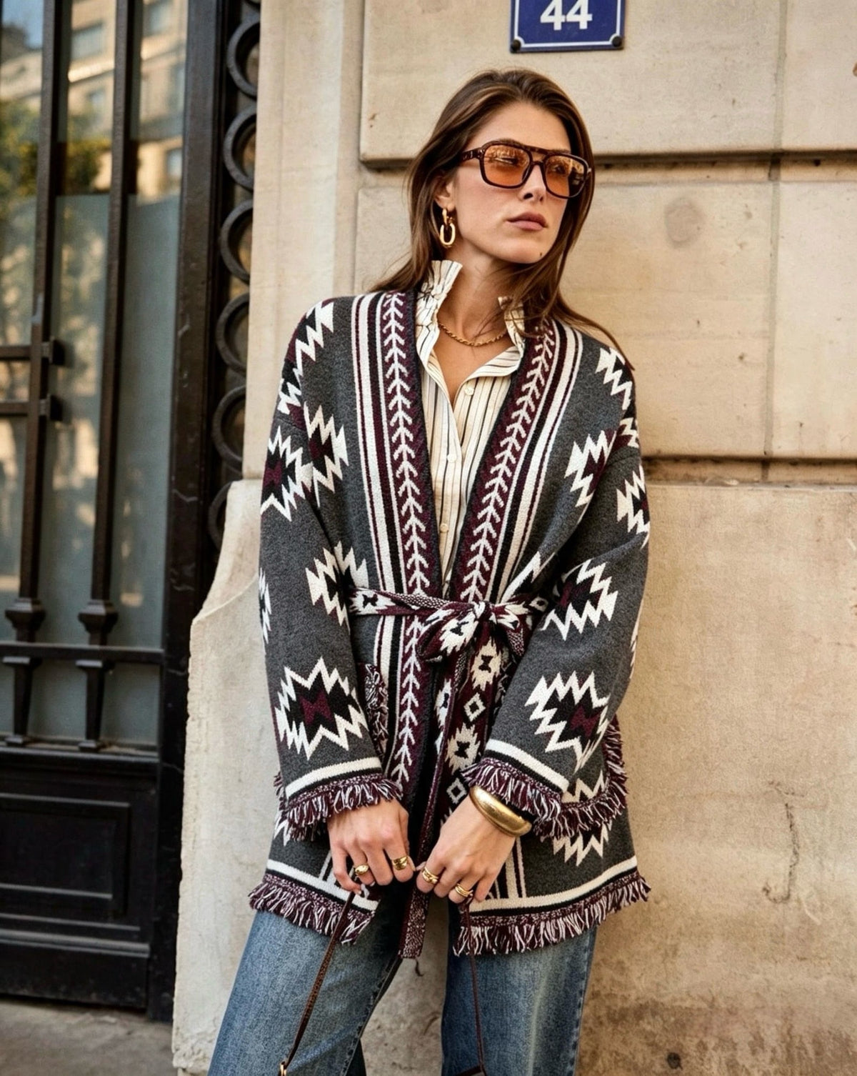Harley Grey Cardigan - Image unknown