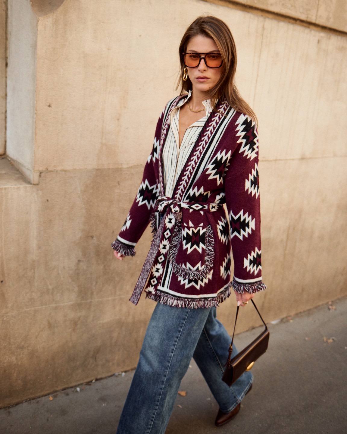 Harley Bordeaux Cardigan - Image 5
