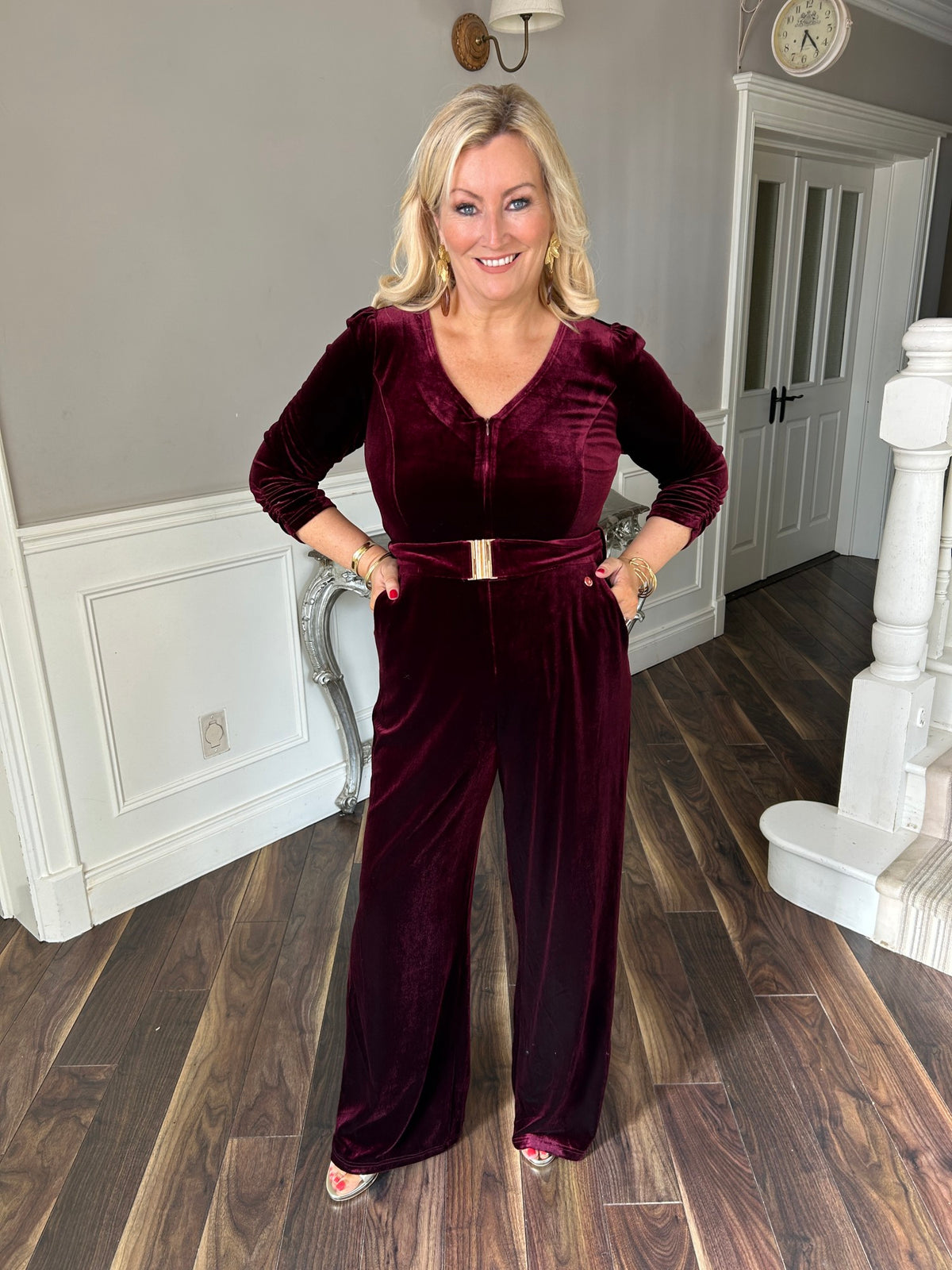 Farrah Jumpsuit Plum - Image 3