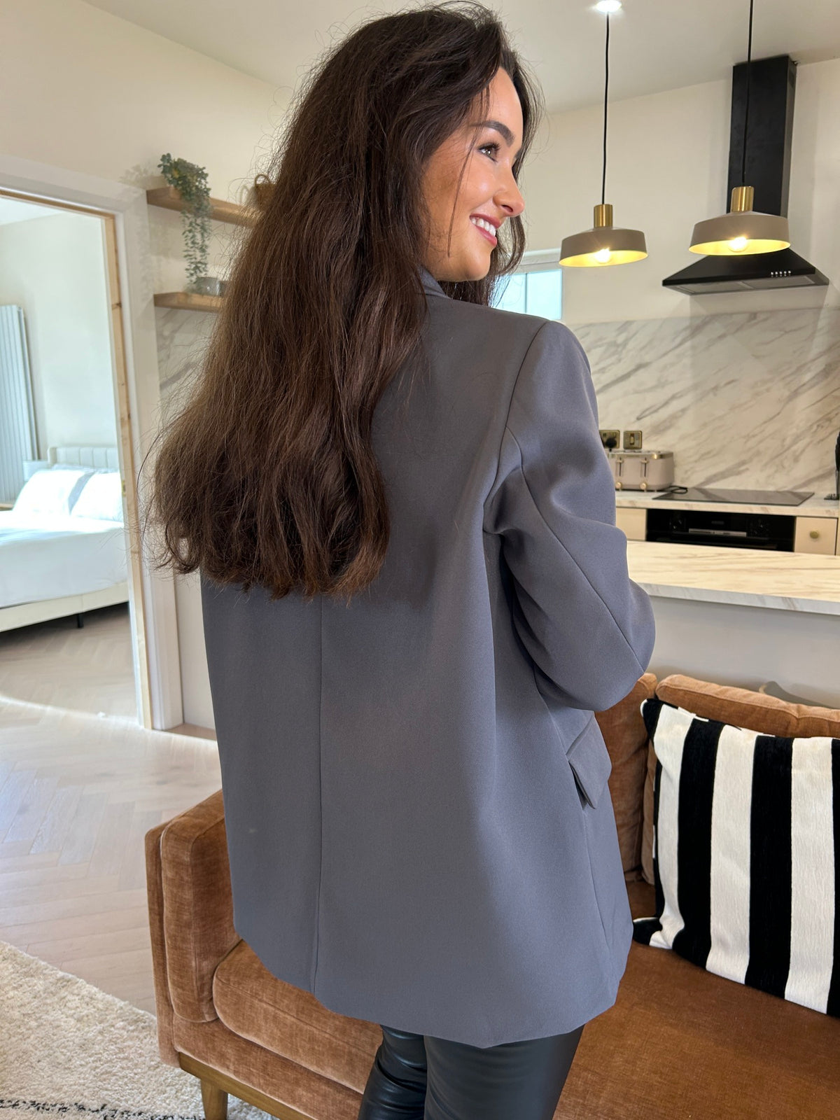 Kavi Grey Blazer - Image 1