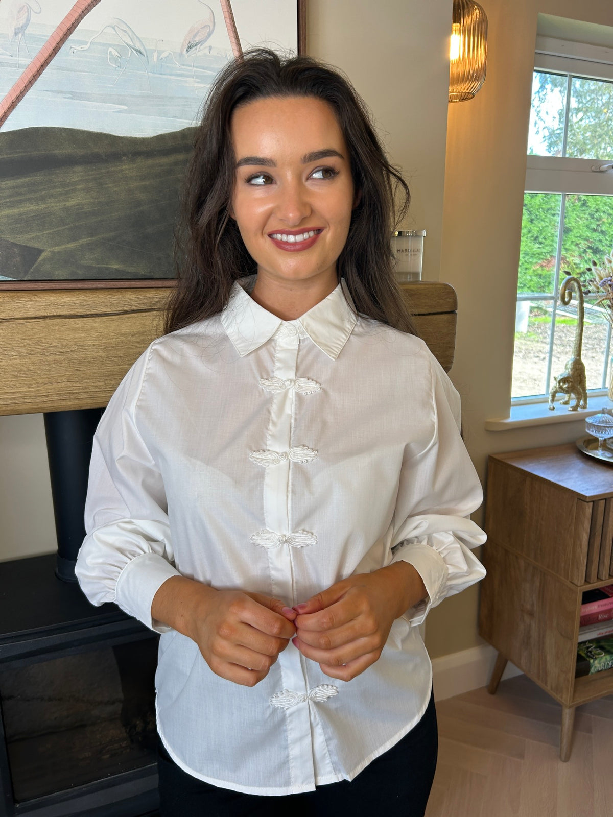 Quinn White Shirt - Image unknown