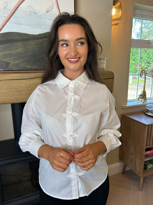 Quinn White Shirt - Image unknown