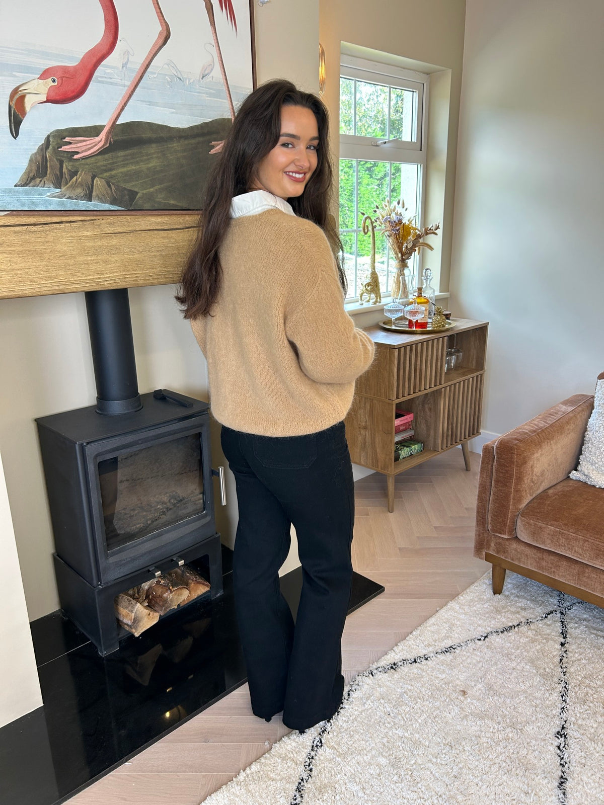 Freya Cardigan Camel - Image unknown