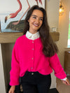 Freya Cardigan  Fuchsia - Image 2