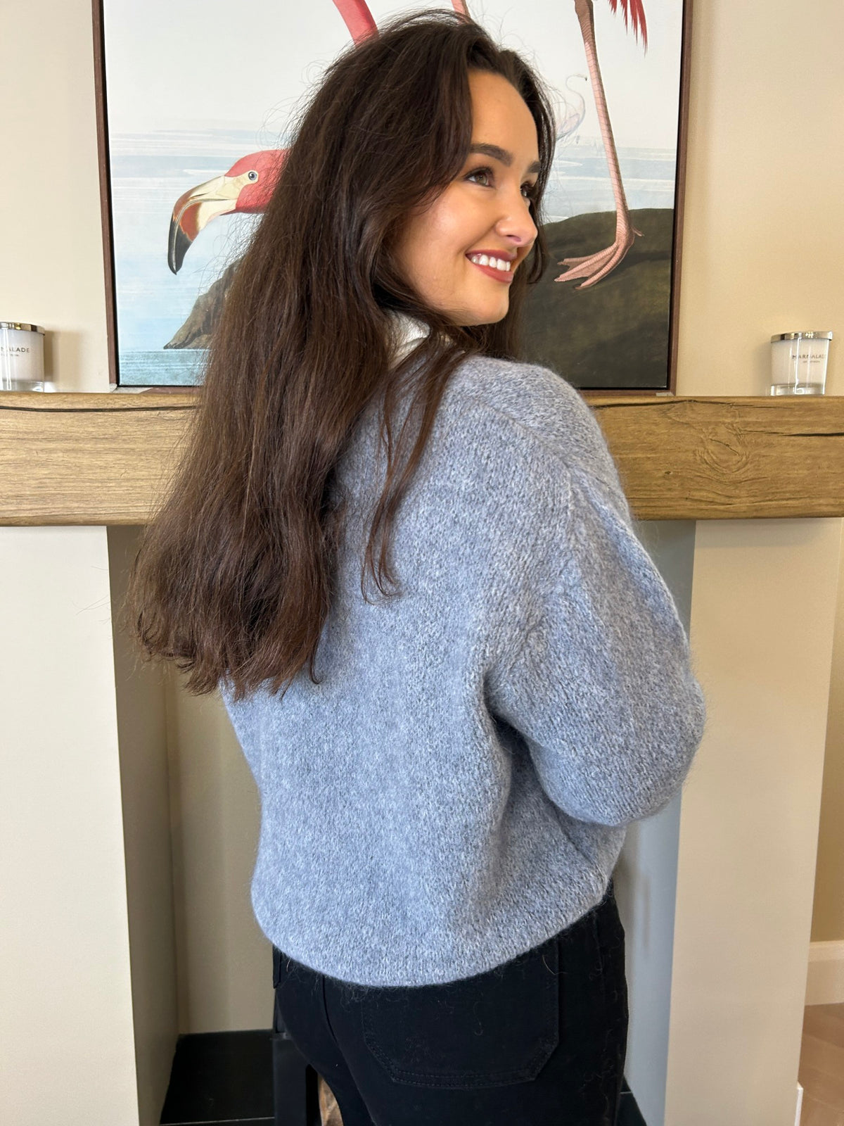 Freya Cardigan Grey - Image unknown