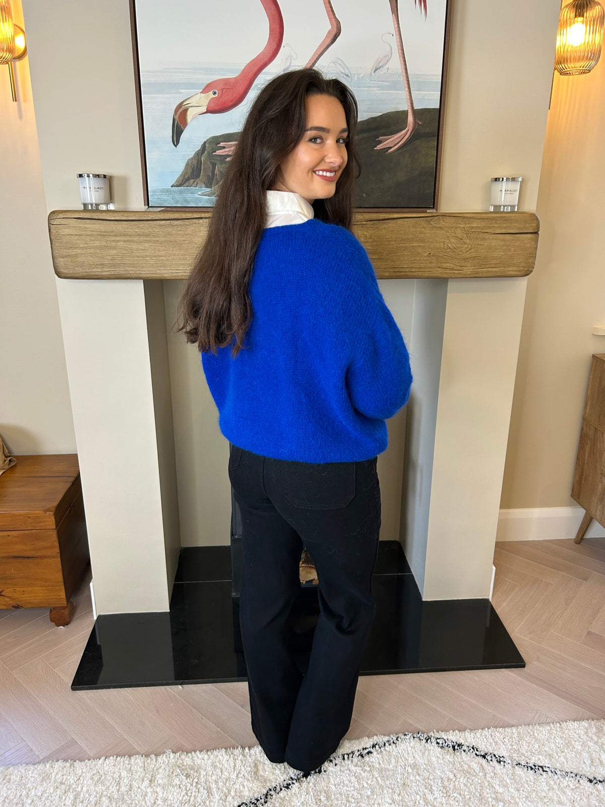 Freya Cardigan Cobalt Blue - Image 1