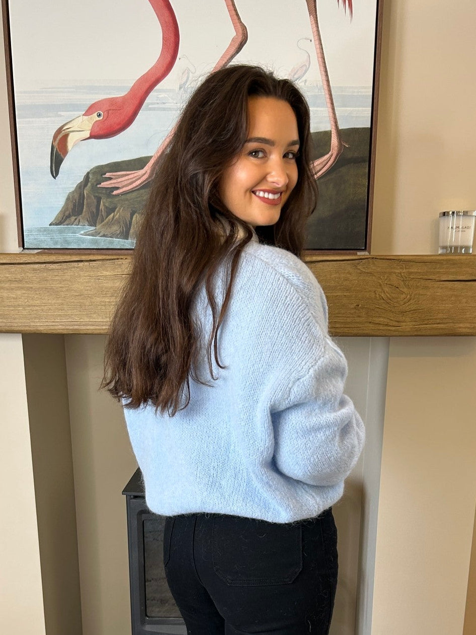 Freya Cardigan Sky Blue