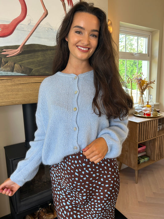 Freya Cardigan Sky Blue