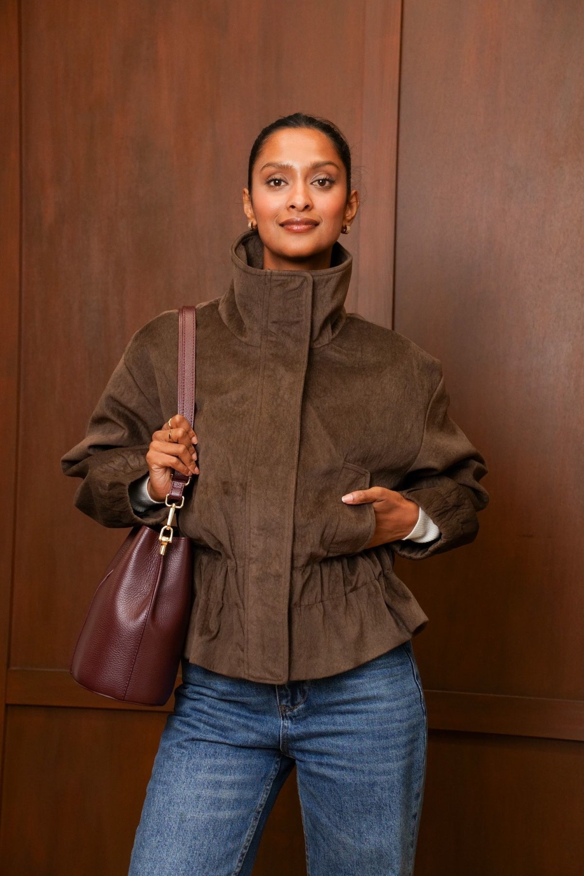 Amy Jacket Brown