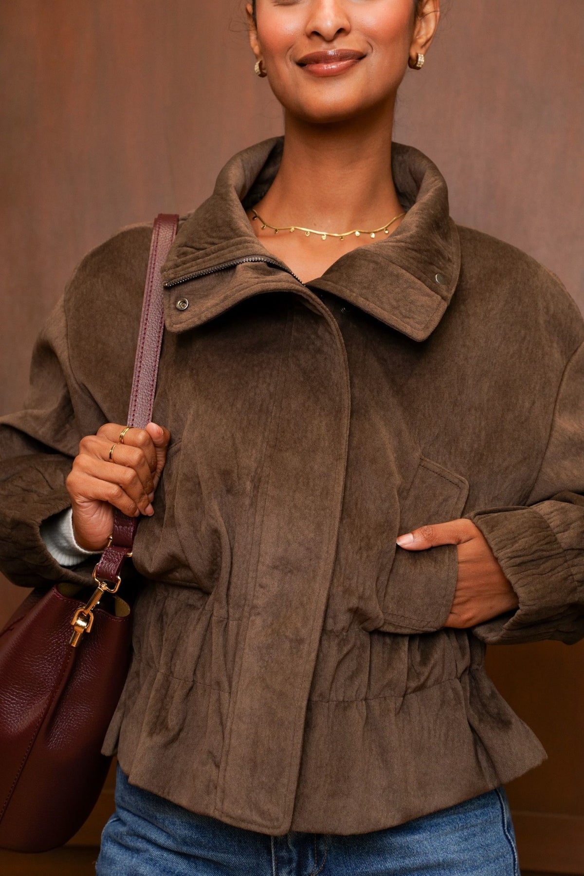 Amy Jacket Brown