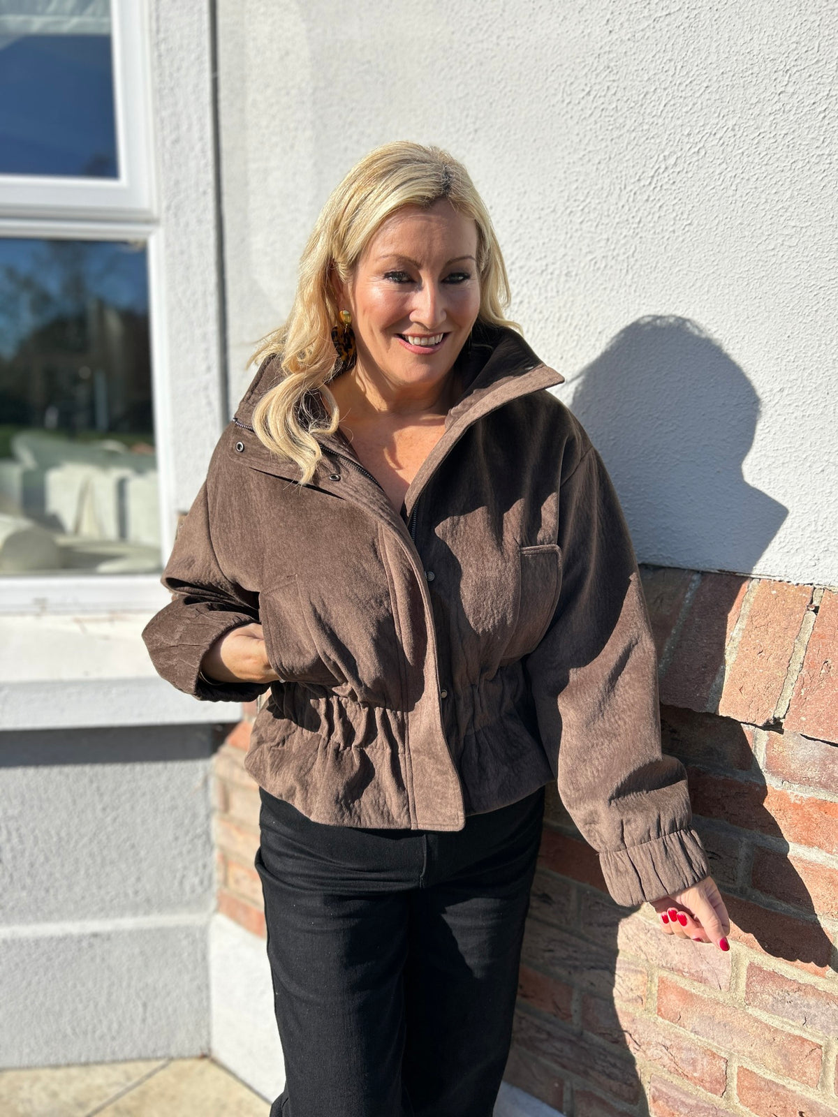 Amy Jacket Brown