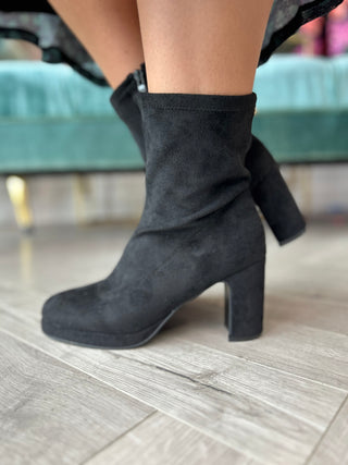 Sofia Sock Boots Black - Image 3