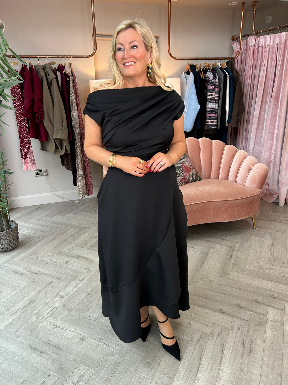 Florrie Maxi Dress Black - Image 4