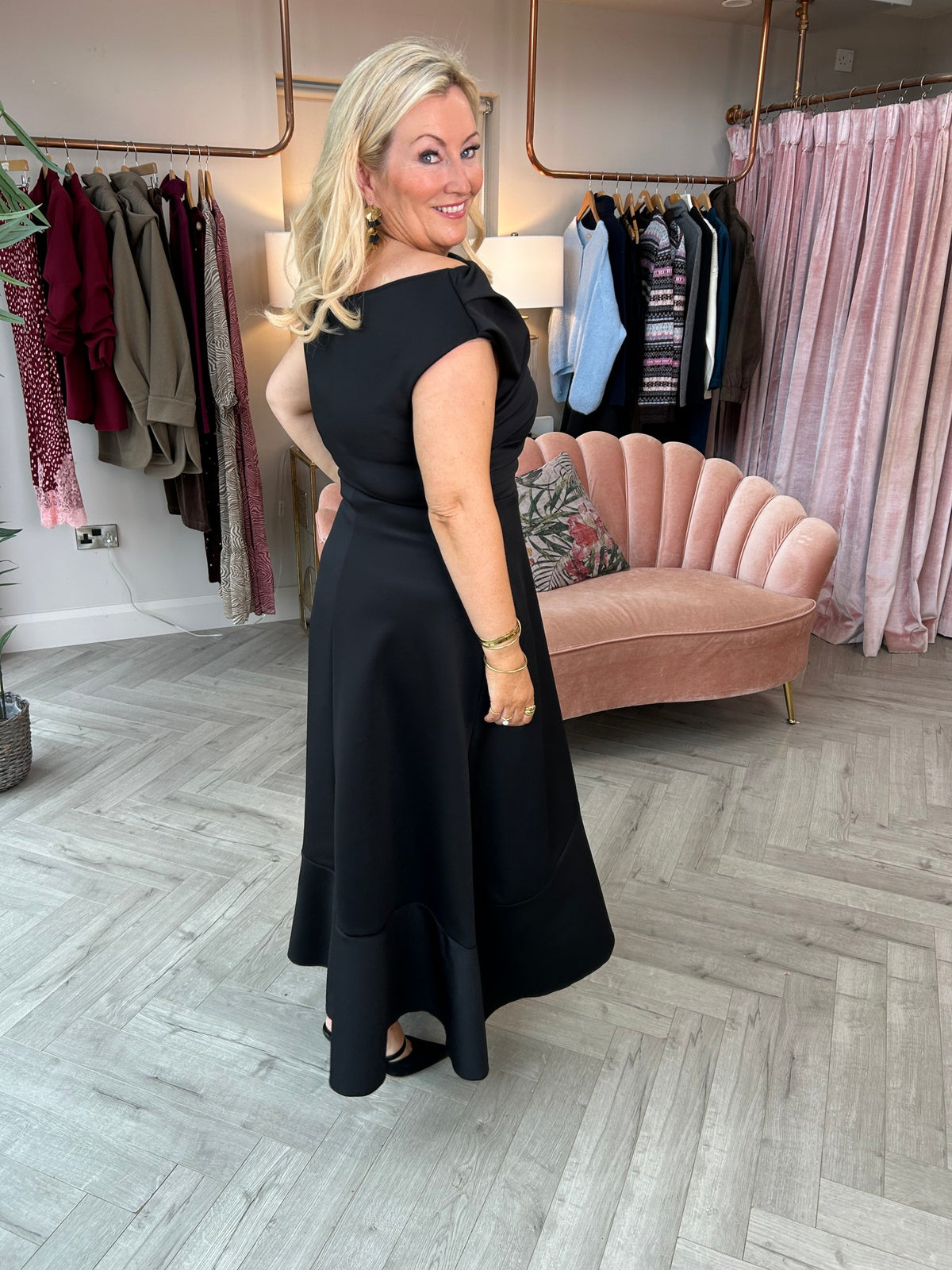 Florrie Maxi Dress Black - Image 7