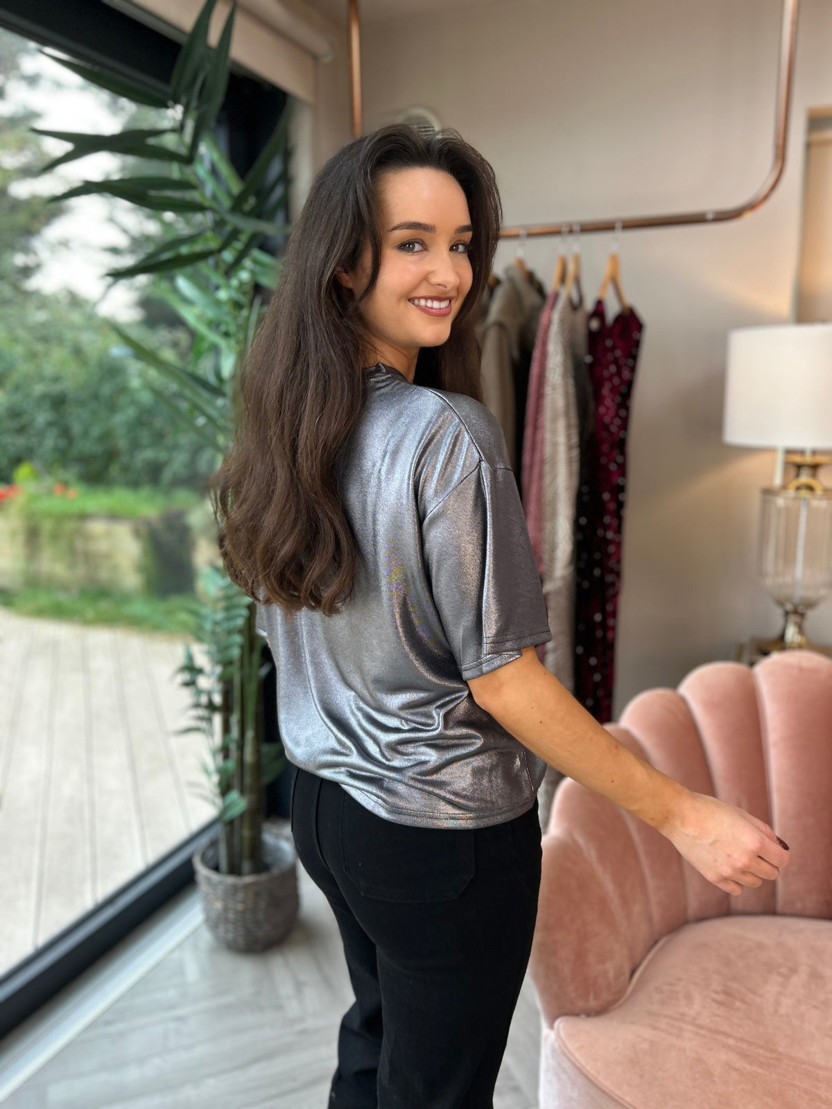 Lola Metallic Top - Image 3