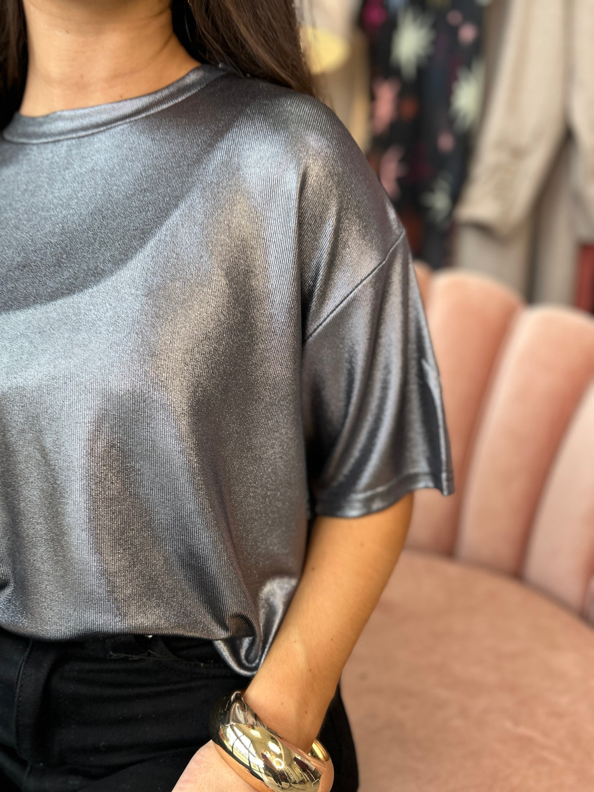 Lola Metallic Top - Image 2