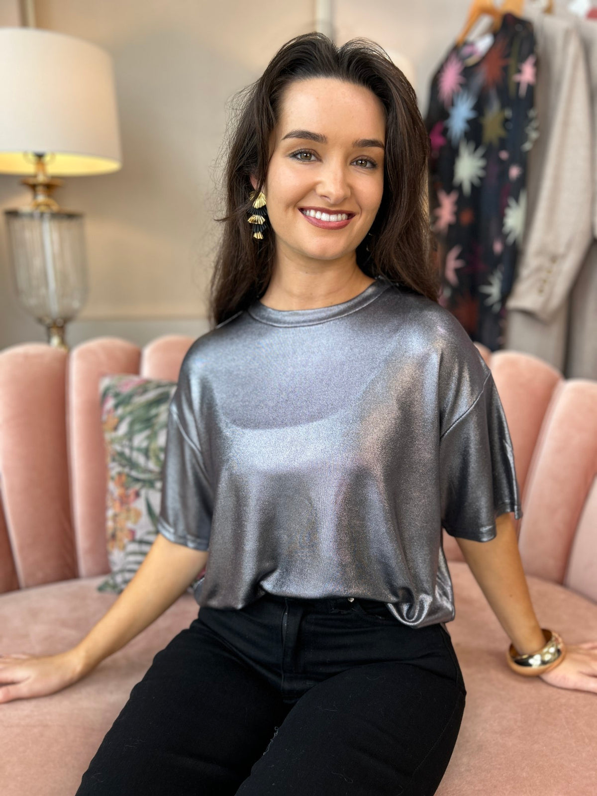 Lola Metallic Top - Image unknown