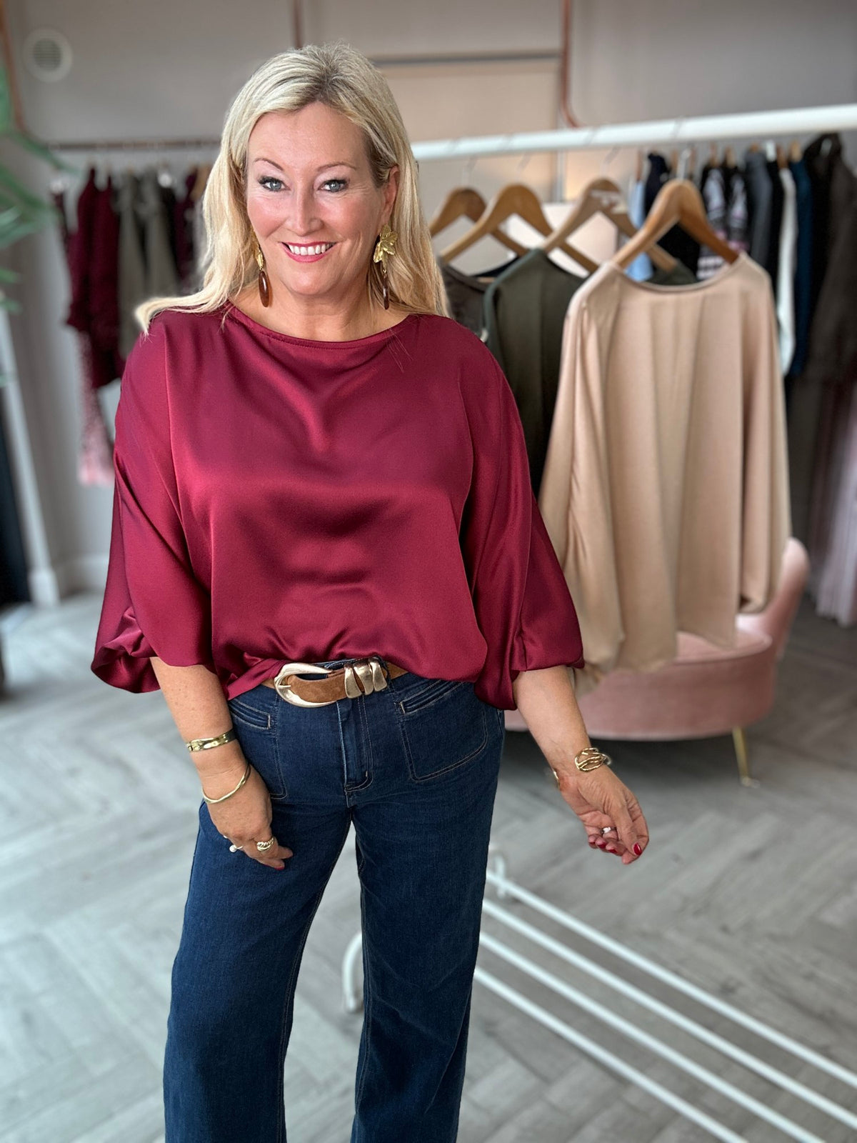 Eliana Top Burgundy - Image 4