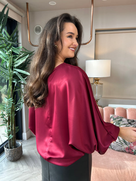 Eliana Top Burgundy - Image 1