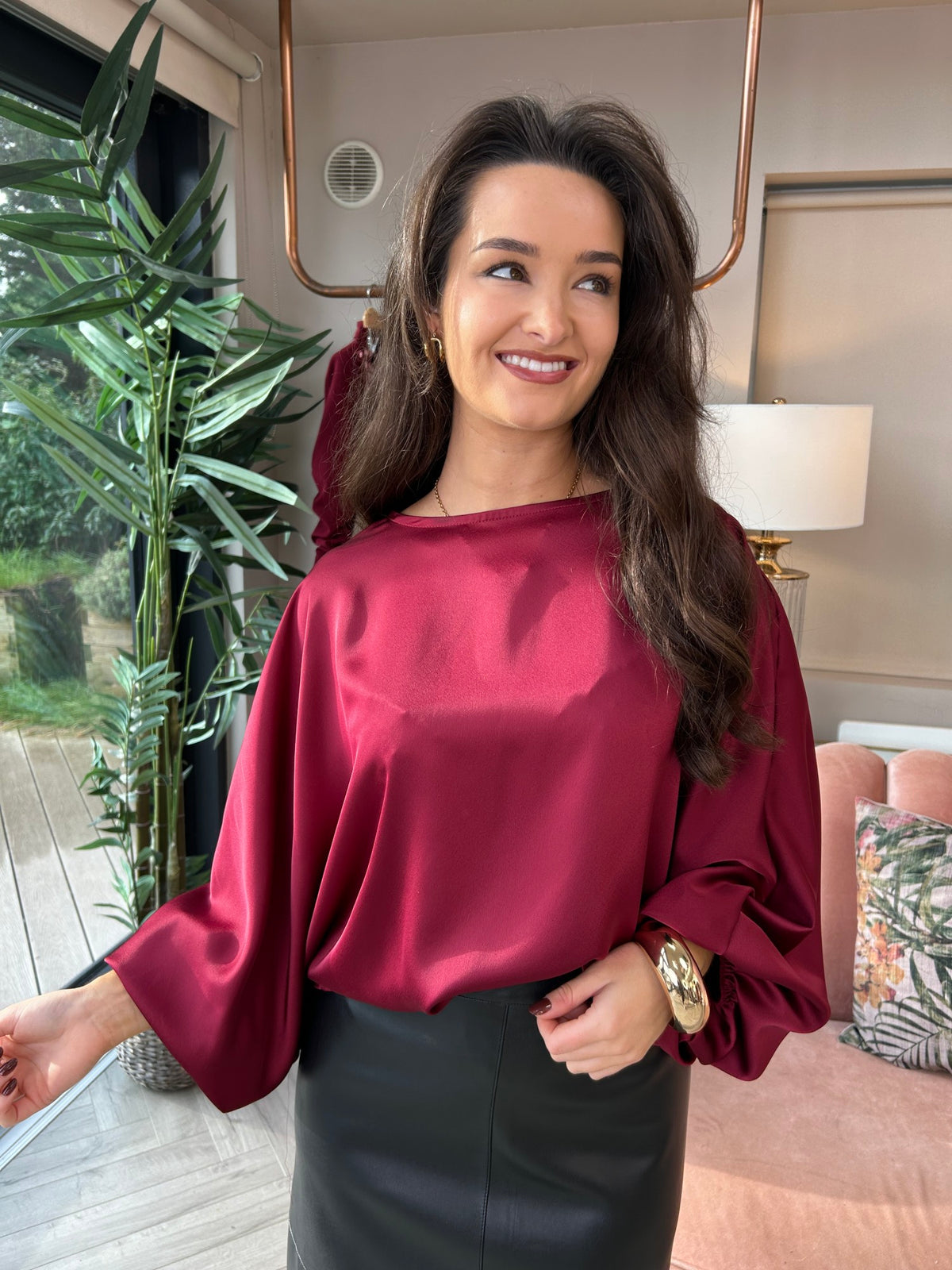 Eliana Top Burgundy - Image 6