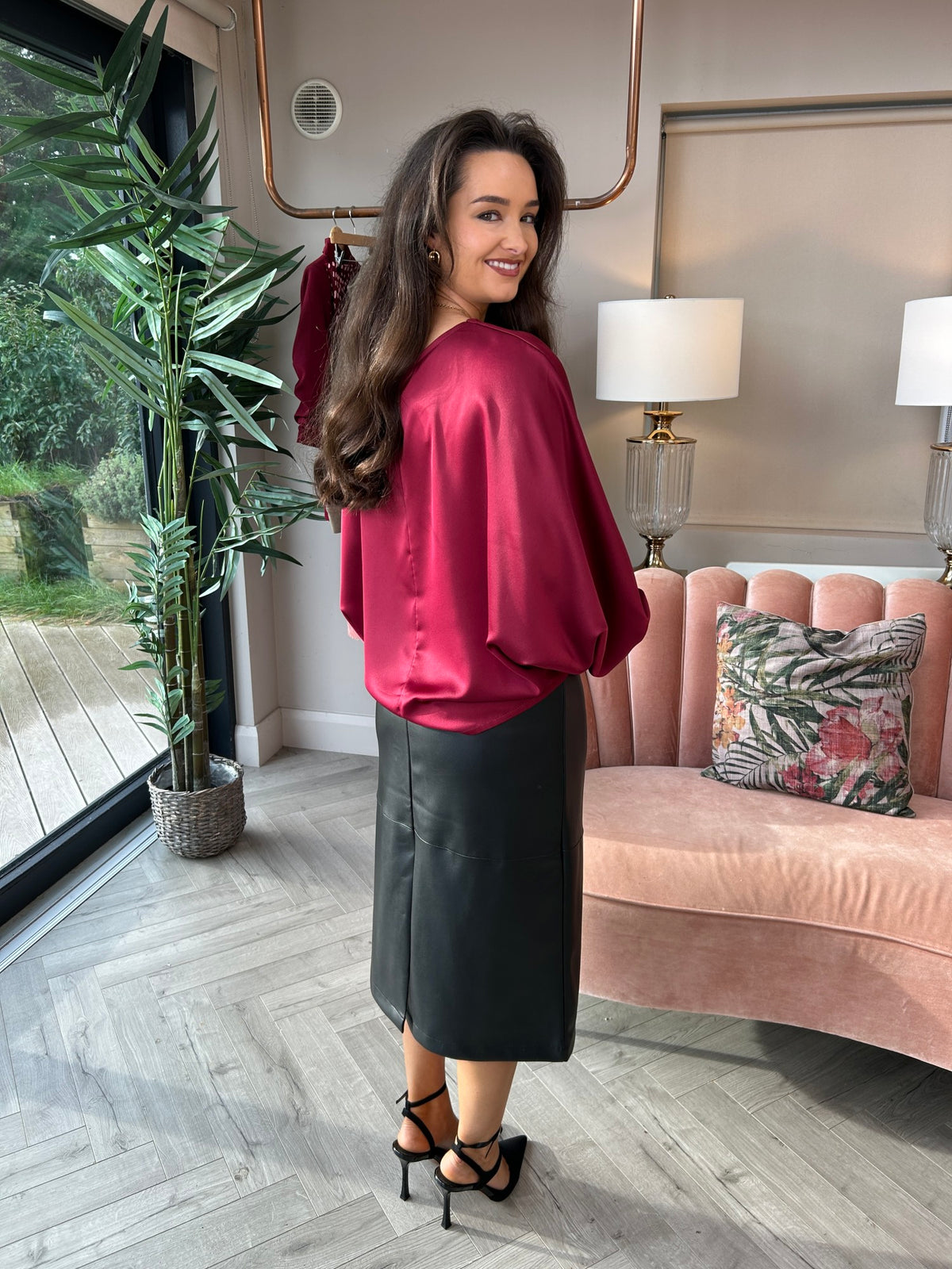 Eliana Top Burgundy - Image 7