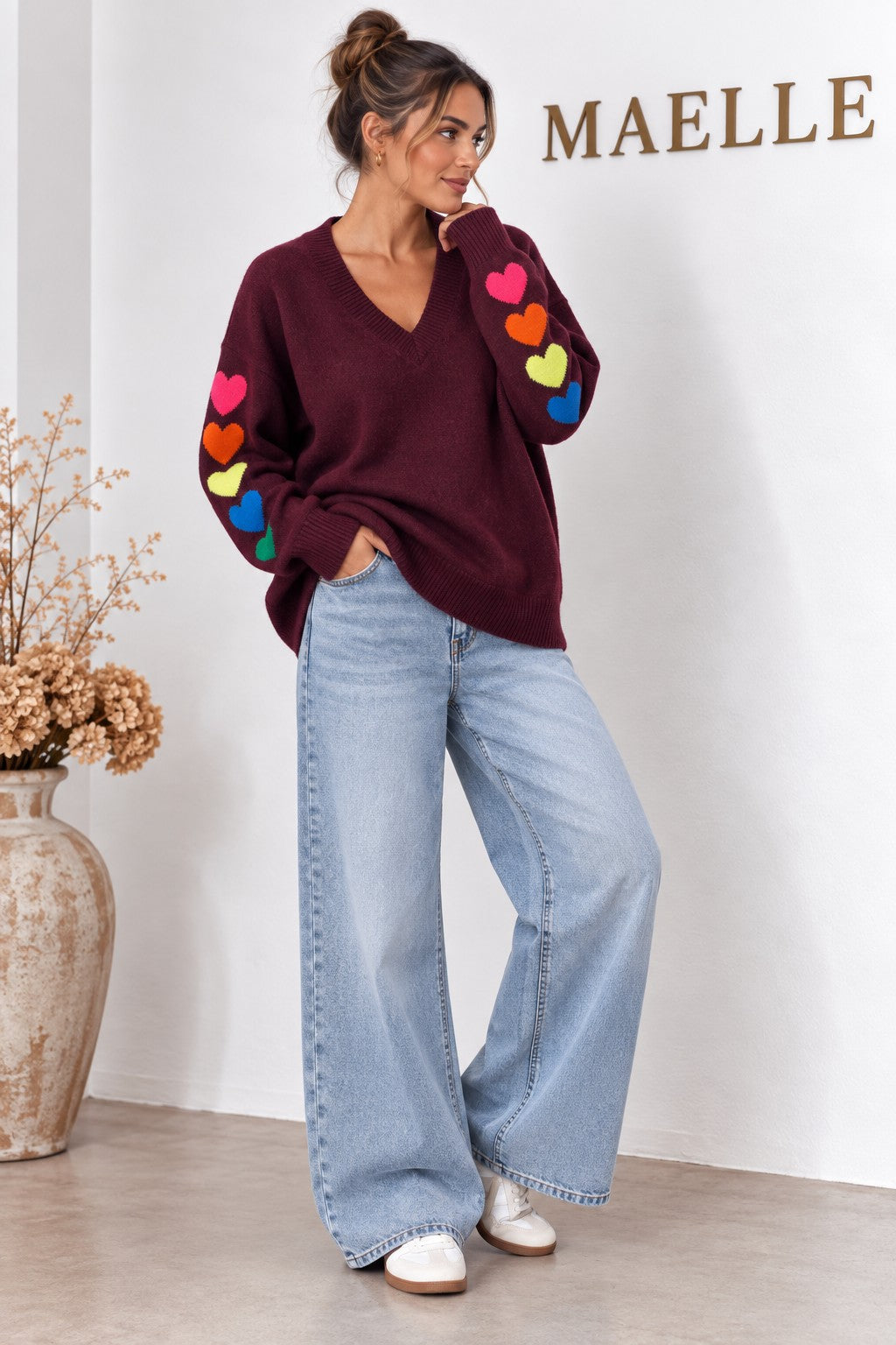 Nadine  Heart Jumper - Image 3