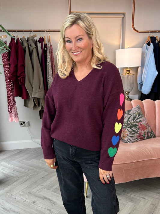 Nadine  Heart Jumper - Image unknown