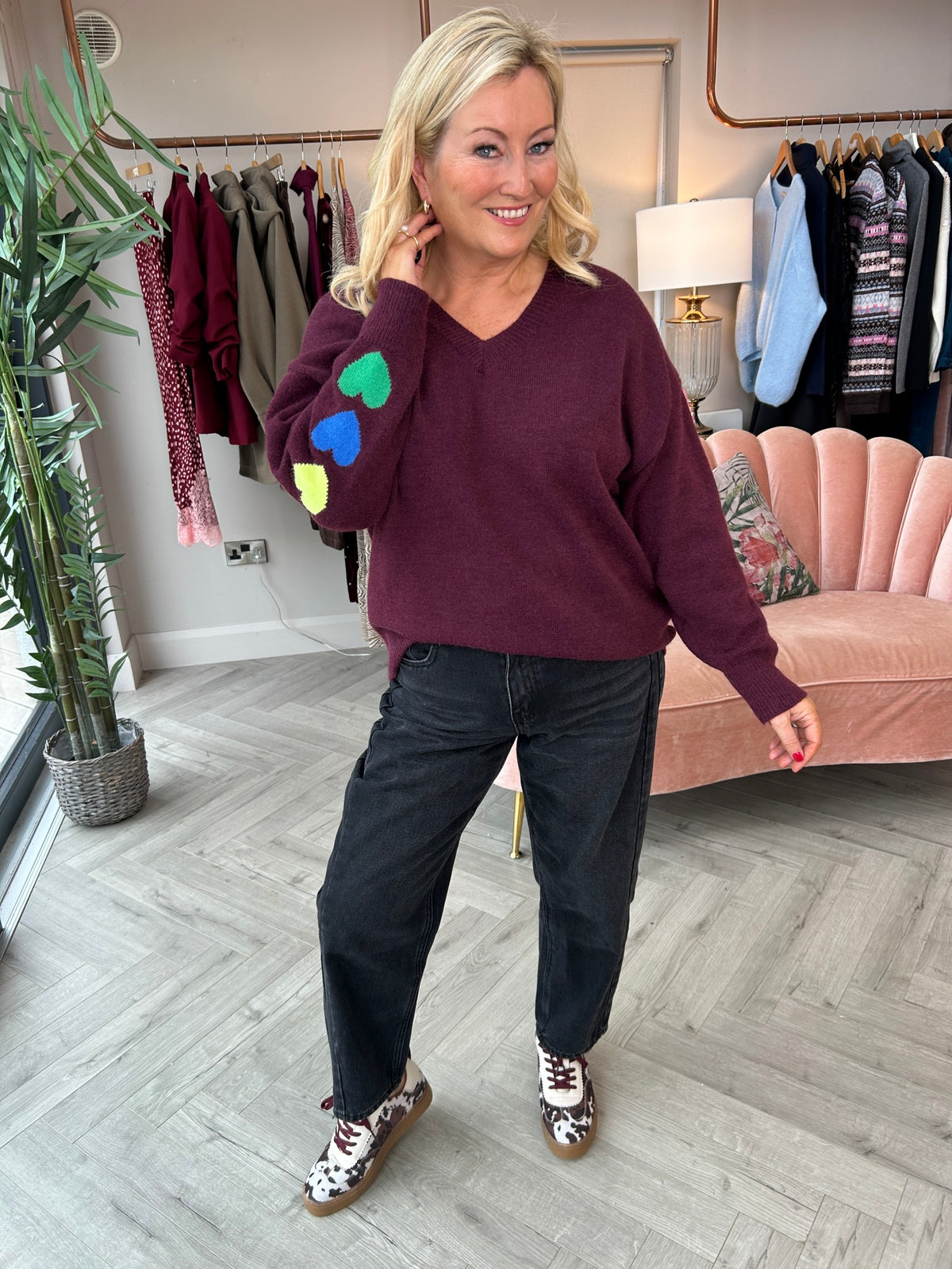 Nadine  Heart Jumper - Image 4