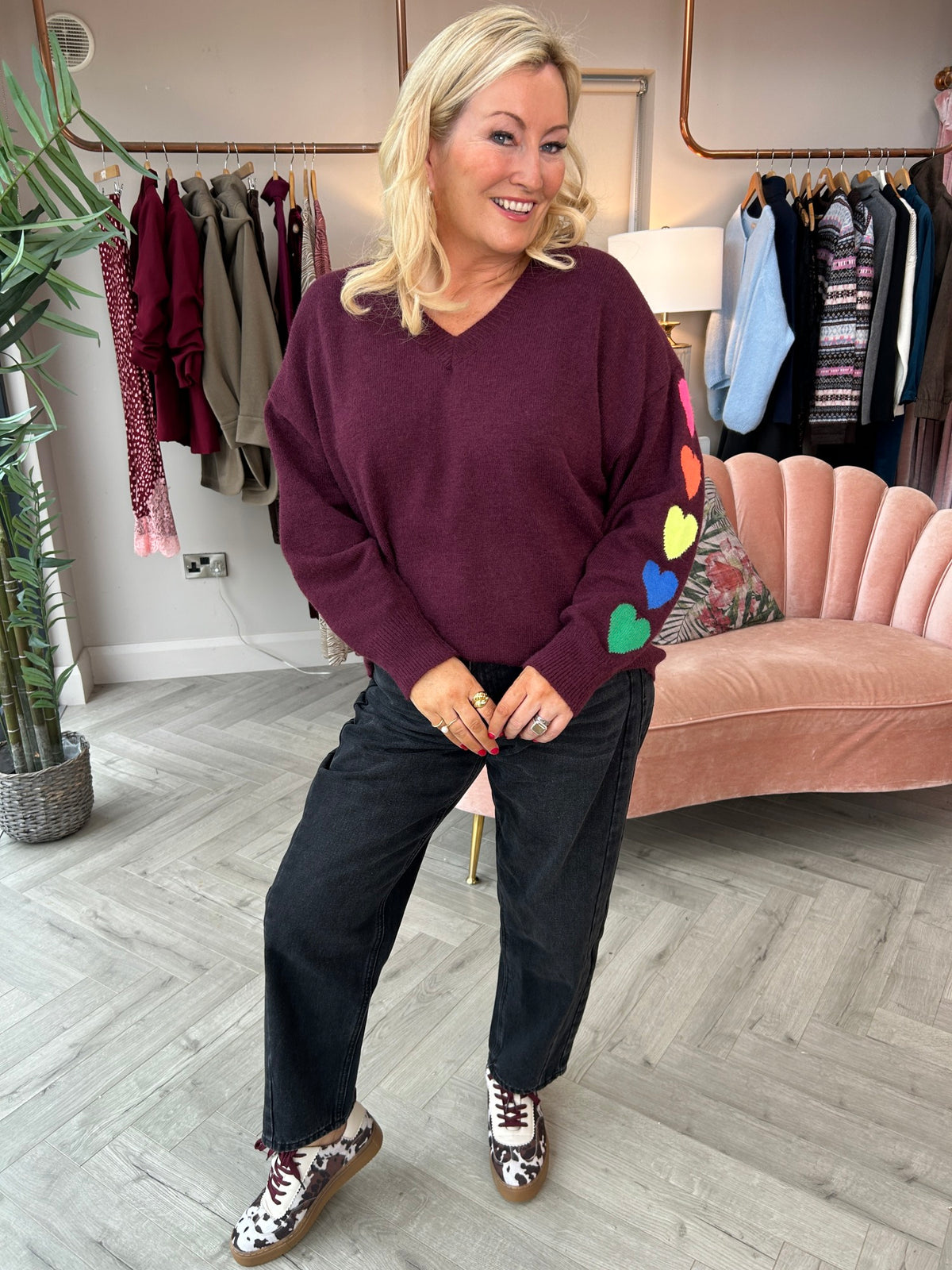 Nadine  Heart Jumper - Image 6