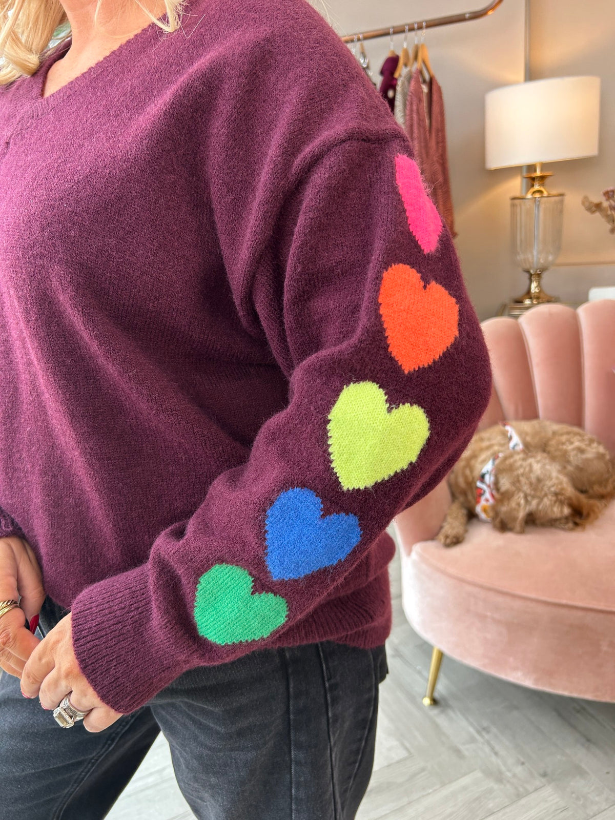 Nadine  Heart Jumper - Image 7