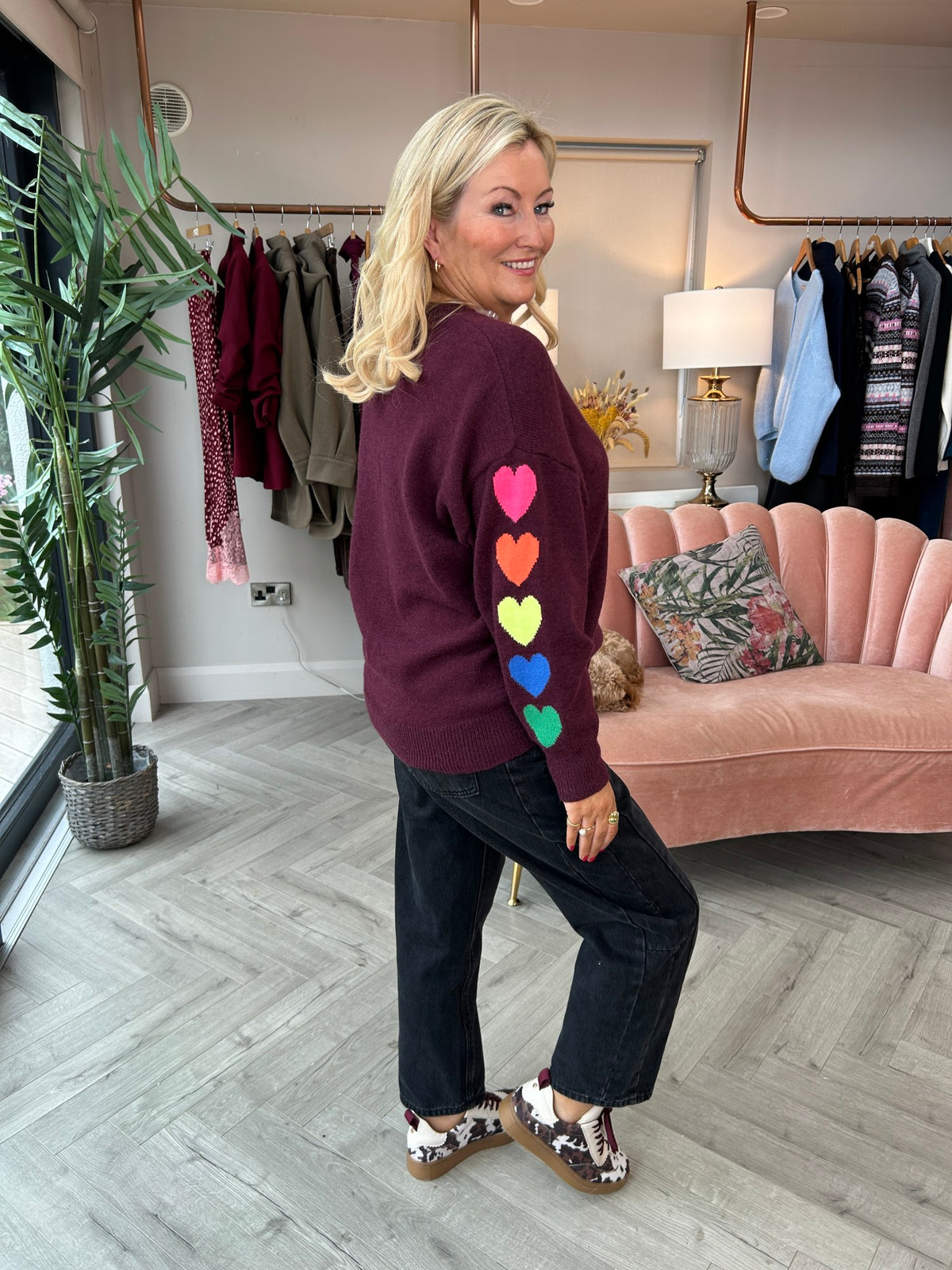 Nadine  Heart Jumper - Image 2