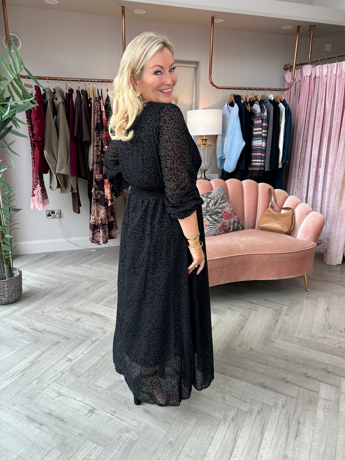 Tammy Black Dress - Image 6