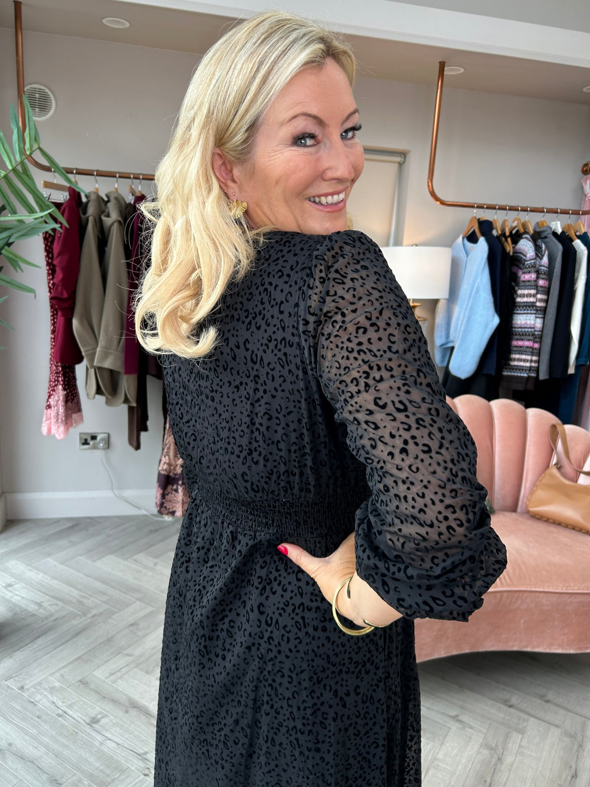 Tammy Black Dress - Image 7