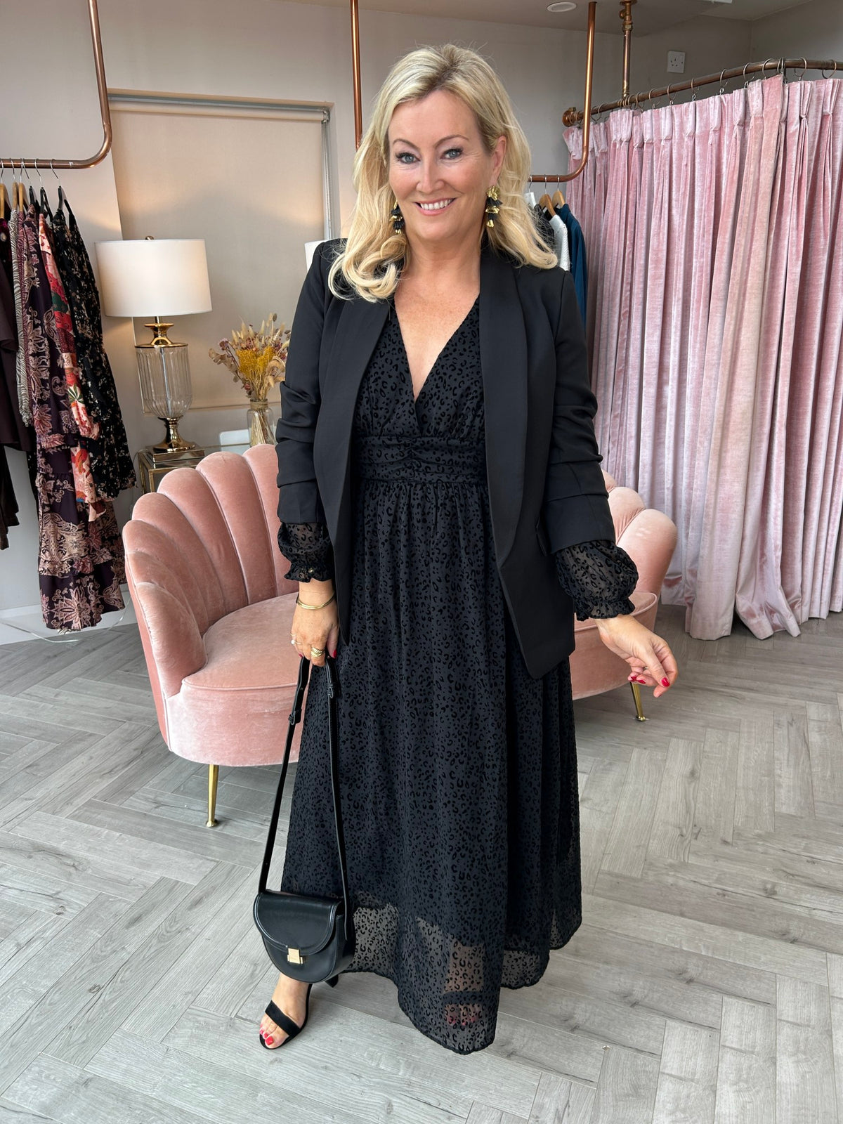 Tammy Black Dress - Image 2