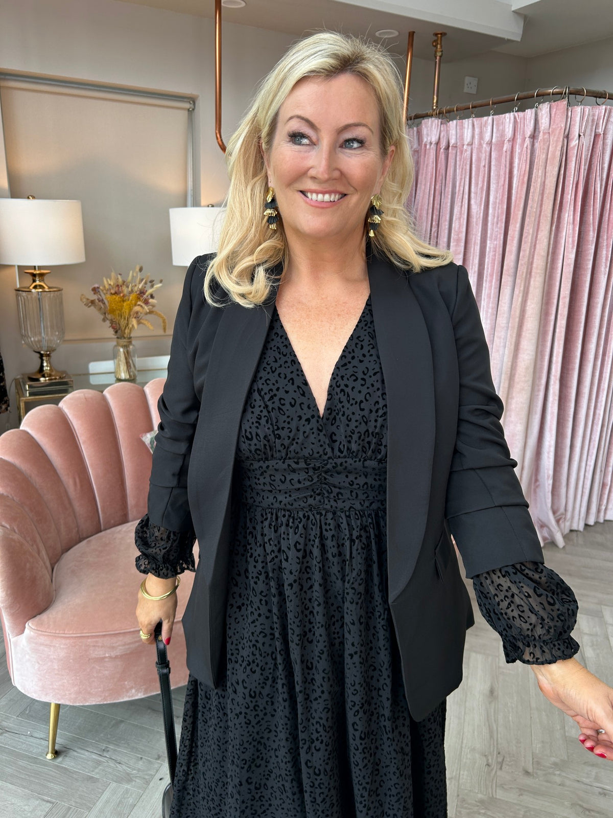 Tammy Black Dress - Image 8