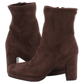 Sofia Sock Boots Brown - Image 1