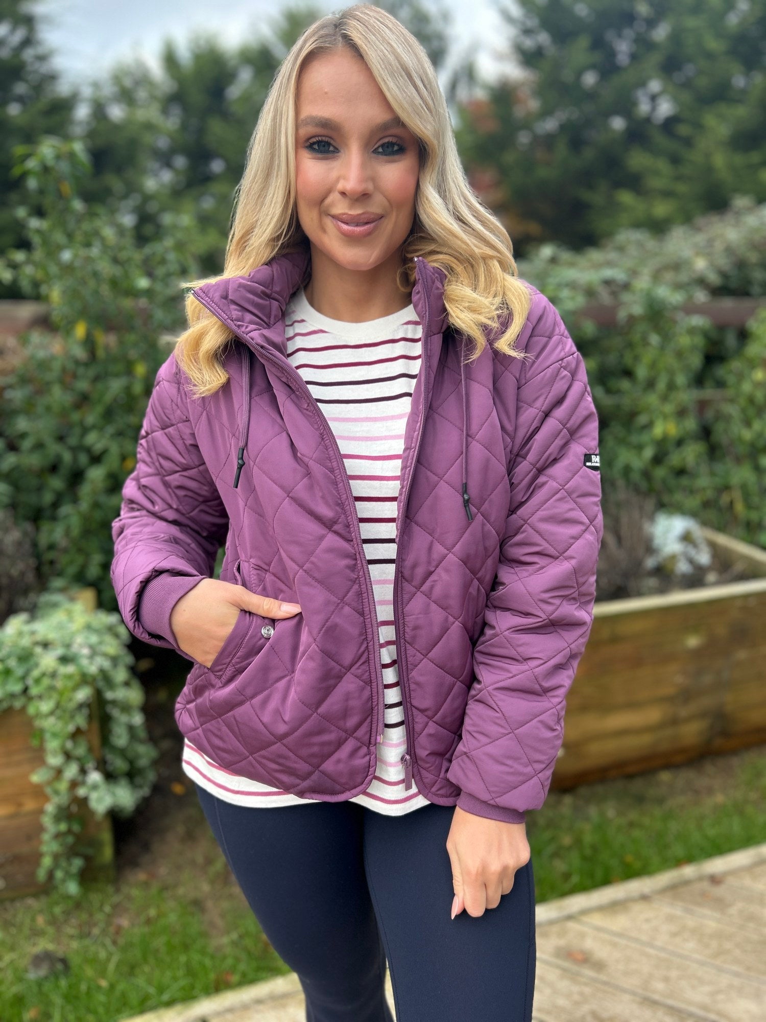 Fia Jacket Plum - Image 1