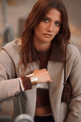 Harri Check Bomber - Image unknown