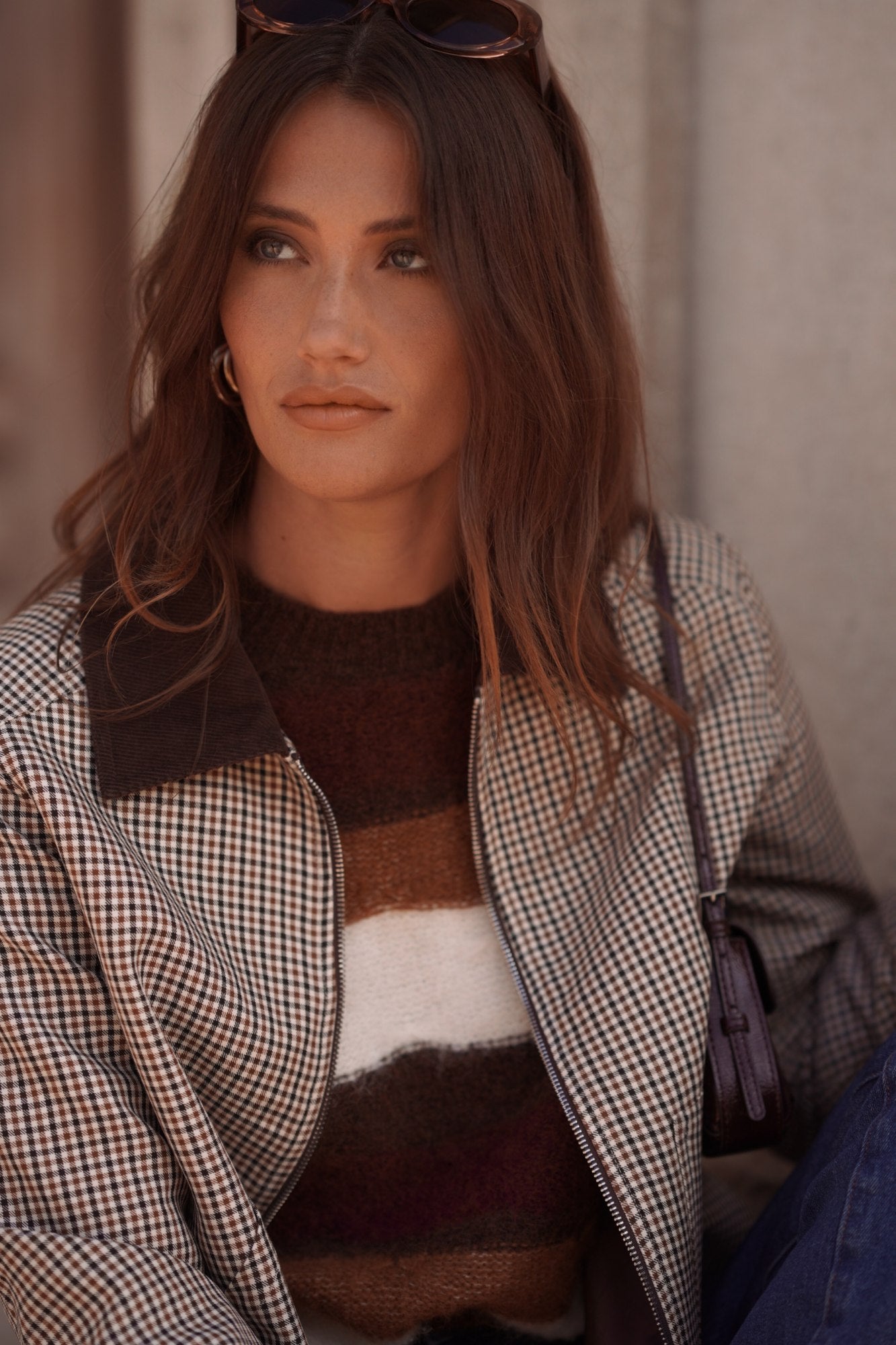 Harri Check Bomber - Image 2