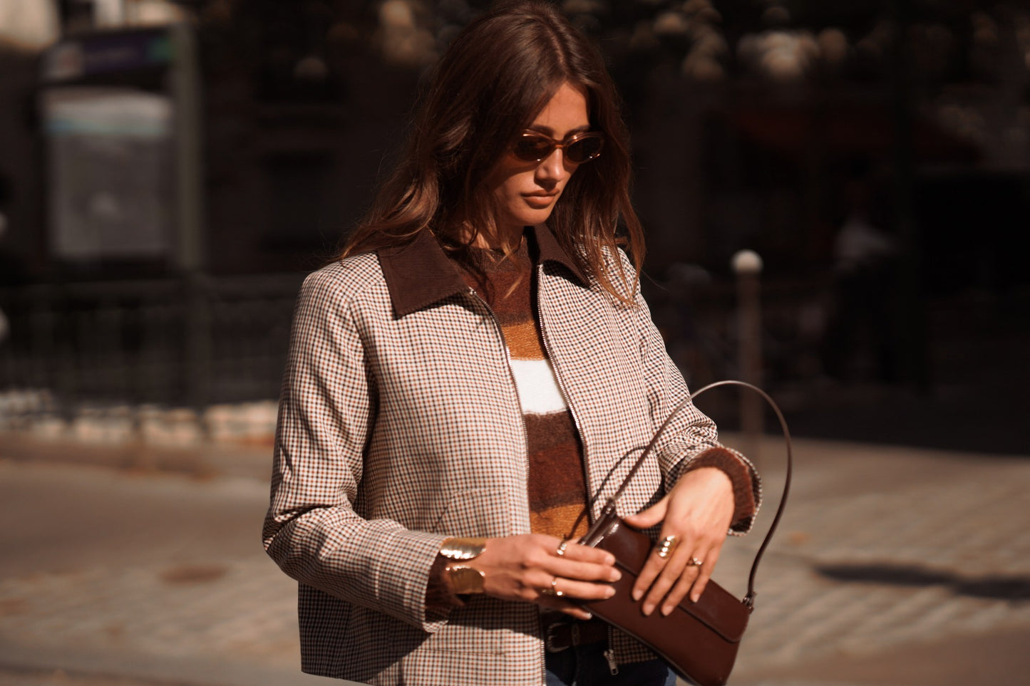 Harri Check Bomber - Image 6