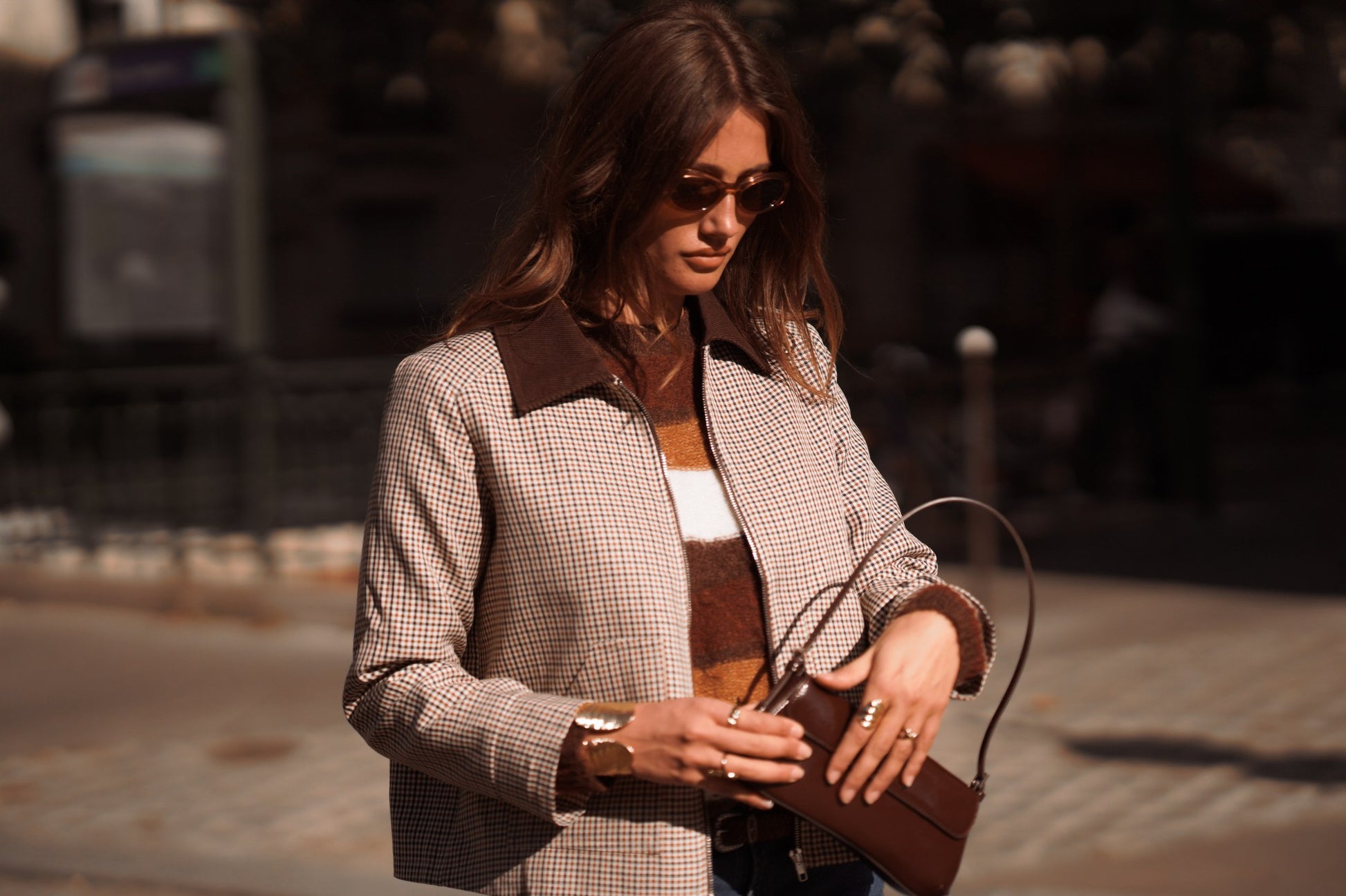 Harri Check Bomber - Image 6